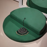 Diamond and Emerald Maang Tikka